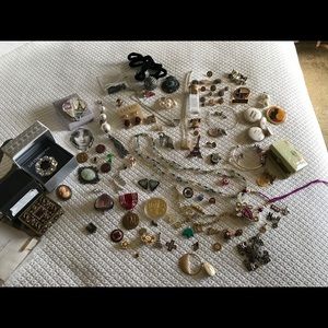 Lot of jewelry and other items 3 lbs.